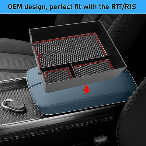 Center Console Organizer for Rivian R1T/R1S