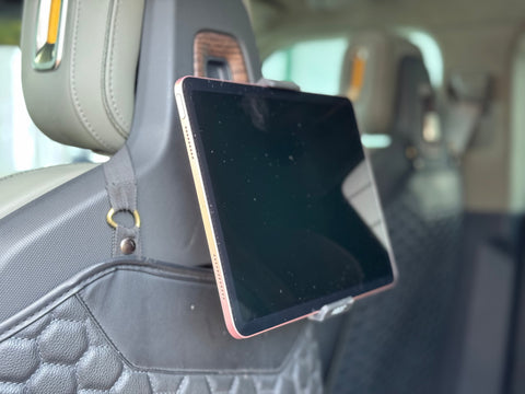 Seat Back iPad and Accessory Mounting Set for Rivian R1S and R1T